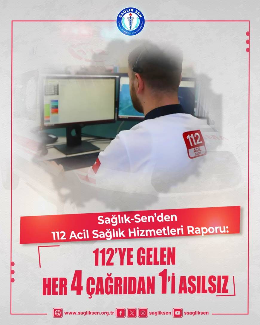 Araştırma: 112’ye gelen her 4 çağrıdan 1’i asılsız ya da acil değil