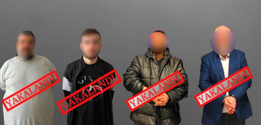 Kırmızı bültenle aranan 4 şüpheli yakalandı