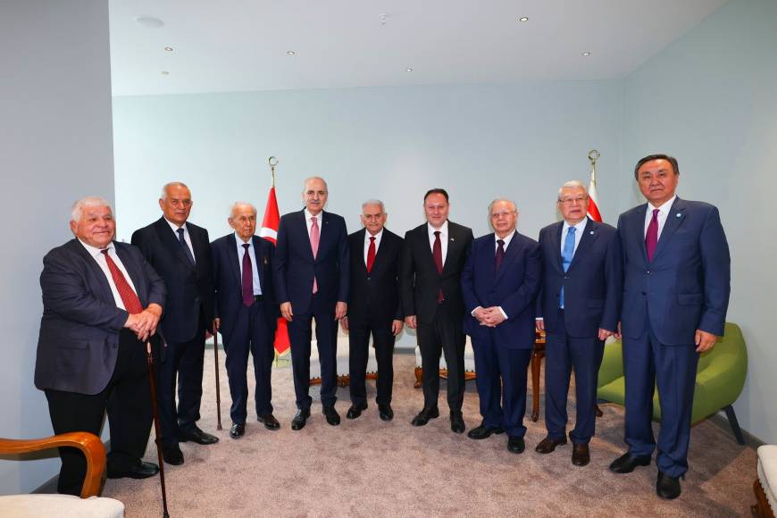 TBMM Başkanı Kurtulmuş, Aksakallar Konseyi ile bir araya geldi