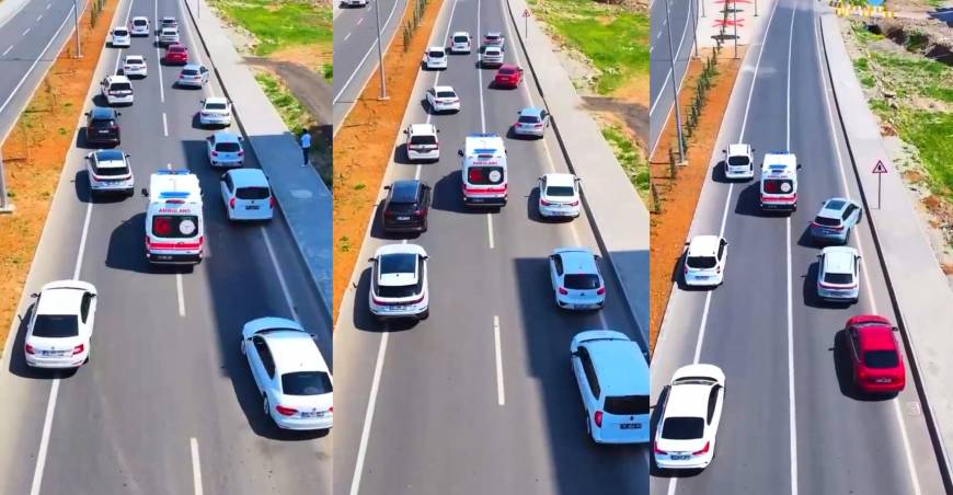 Batman'da 'Fermuar sistemi ile yaşama yol ver' tatbikatı