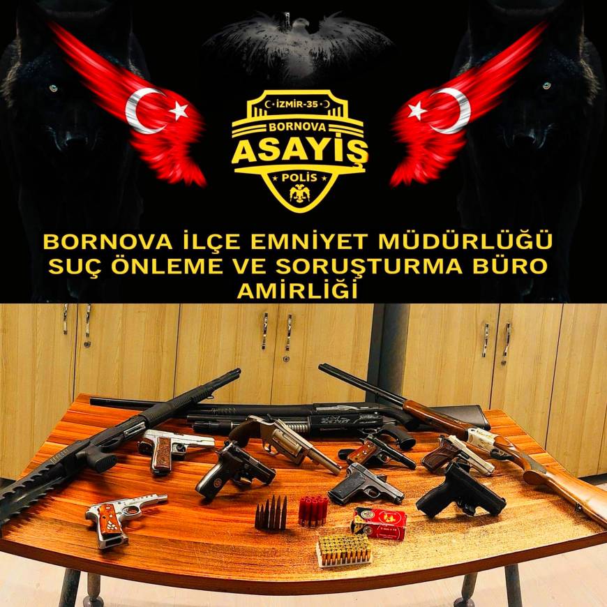 İzmir'de yasa dışı silah ticaretine 1 tutuklama