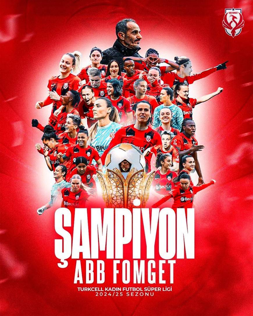Kadın Futbol Süper Ligi’nde şampiyon ABB FOMGET