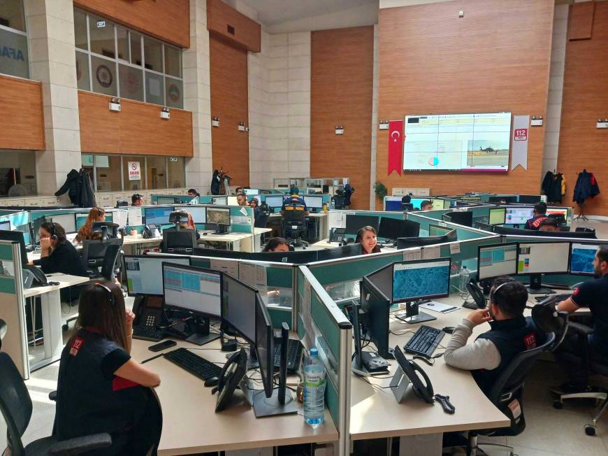 Kayseri'de 112 Acil Çağrı Merkezi'ne gelen çağrıların yüzde 40'ı asılsız çıktı