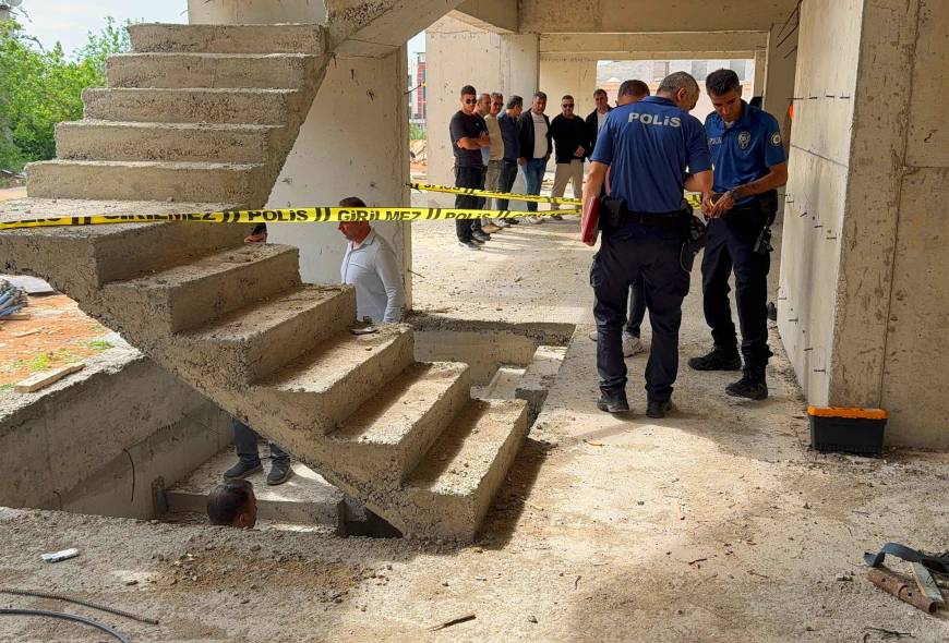 İnşaatta işe başladığı gün 4'üncü kattan düşerek öldü