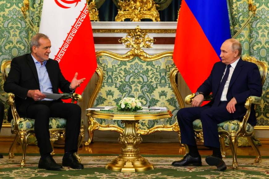 Putin, İran Cumhurbaşkanı Pezeşkiyan ile telefon görüşmesi gerçekleştirdi