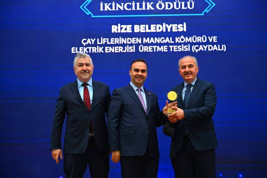 Çay çöpünden enerji üretimine ödül