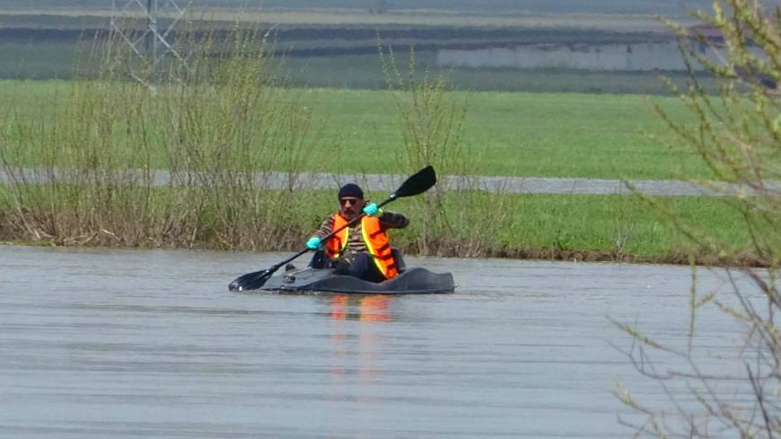 Kura Nehri'nde kano heyecanı
