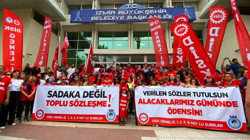 İzmir Büyükşehir Belediyesi şirketlerinden grev kararı