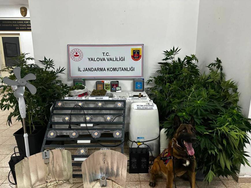 Evinde uyuşturucu imal eden şüpheli tutuklandı