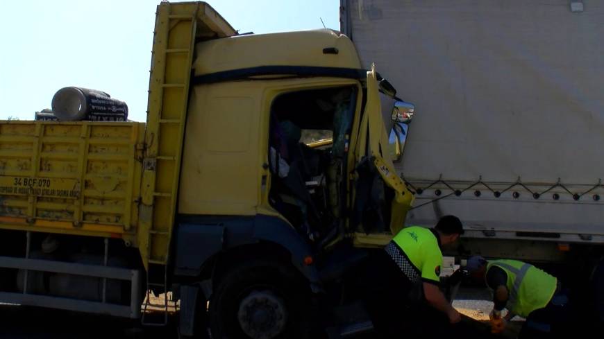 İstanbul- Kuzey Marmara Otoyolu'nda trafik kazası
