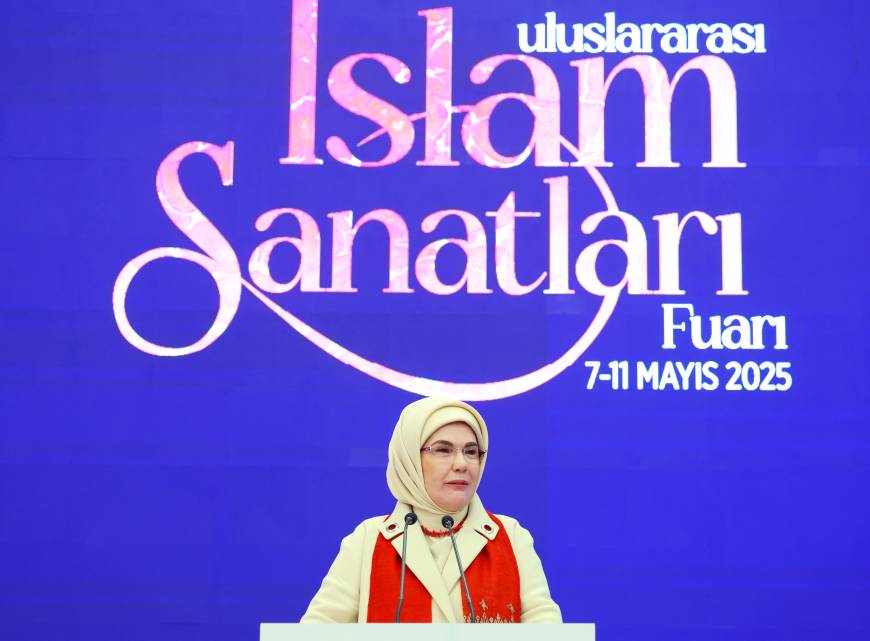 Emine Erdoğan, 'Uluslararası İslam Sanatları Fuarı'na katıldı