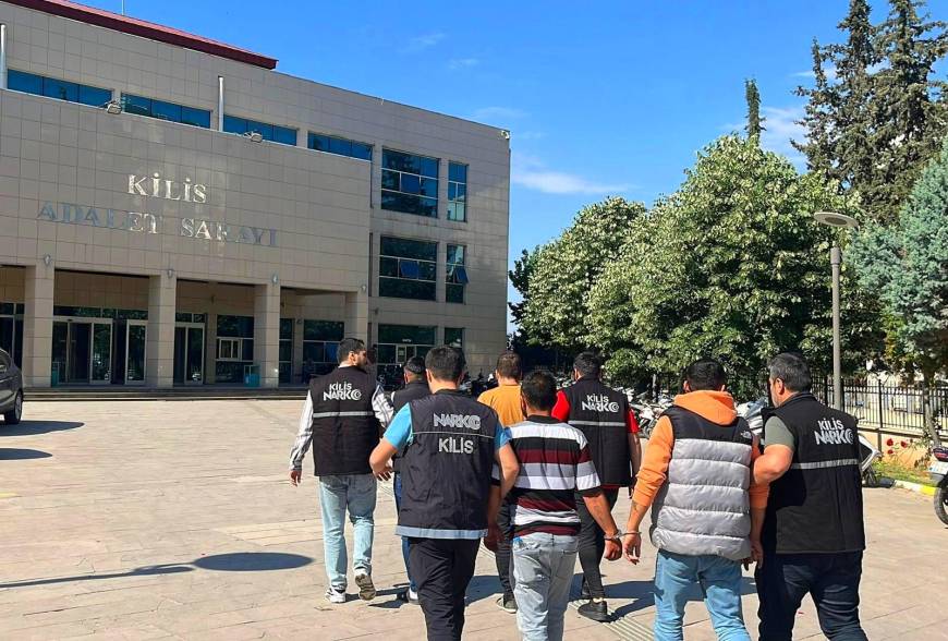 Kilis'te uyuşturucu operasyonu; 3 tutuklama