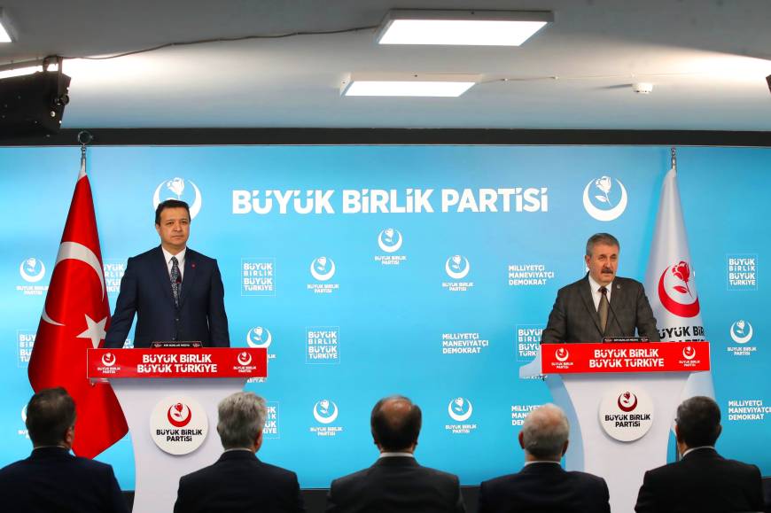 Saadet Partisi lideri Arıkan, Destici’yi ziyaret etti