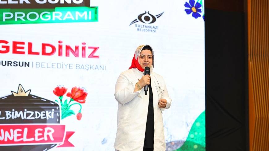 Sultangazi'de Filistinli annelere atfedilen 'Anneler Günü' programı başladı