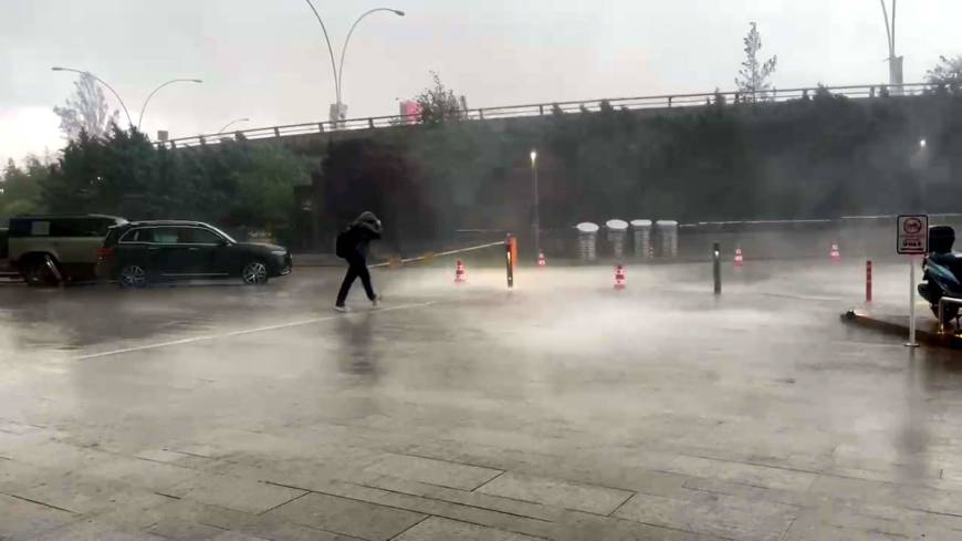 Ankara'da sağanak etkili oldu