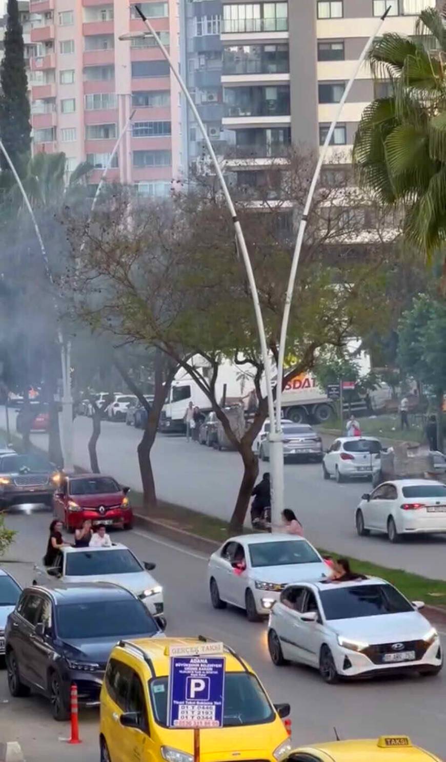 Adana'da 'drift' yapan 5 sürücüye 200 bin TL ceza