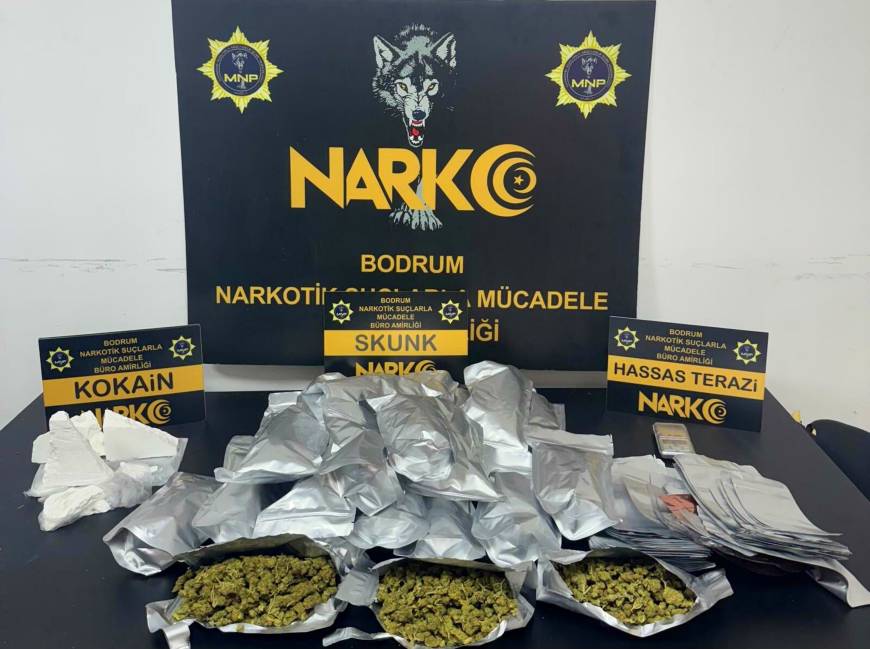 Evde skunk ve kokain ele geçirildi; 1 tutuklama
