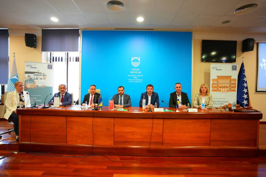 Bosna Hersek’teki Türk medya temsilcileri Mostar Belediye Başkanı Kordić ile görüştü 