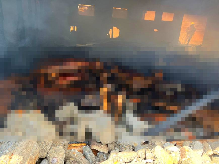 Ağılda çıkan yangında 42 küçükbaş öldü