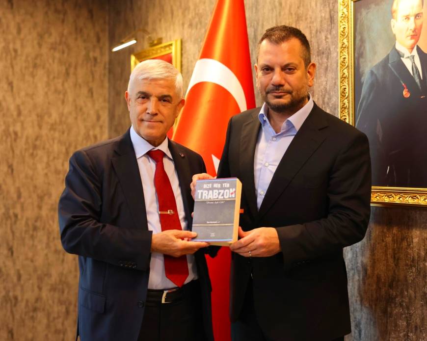 Emekli Orgeneral Arif Çetin, Başkan Ertuğrul Doğan’ı ziyaret etti