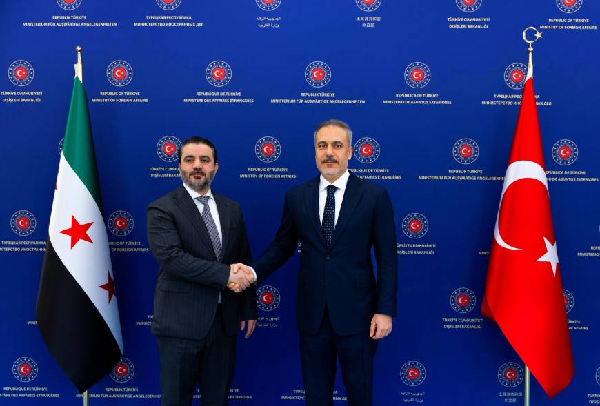 Bakan Fidan, Suriyeli mevkidaşı Şeybani ile görüştü