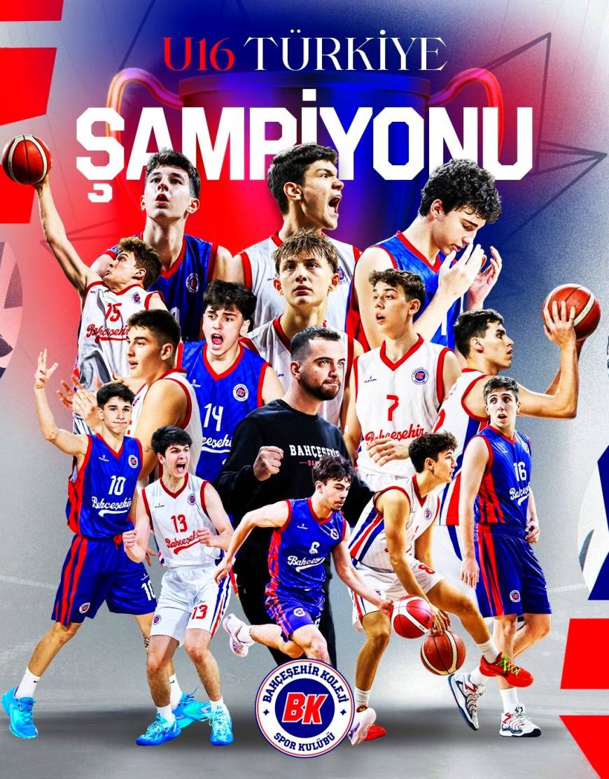 Bahçeşehir Koleji, U16’da şampiyon