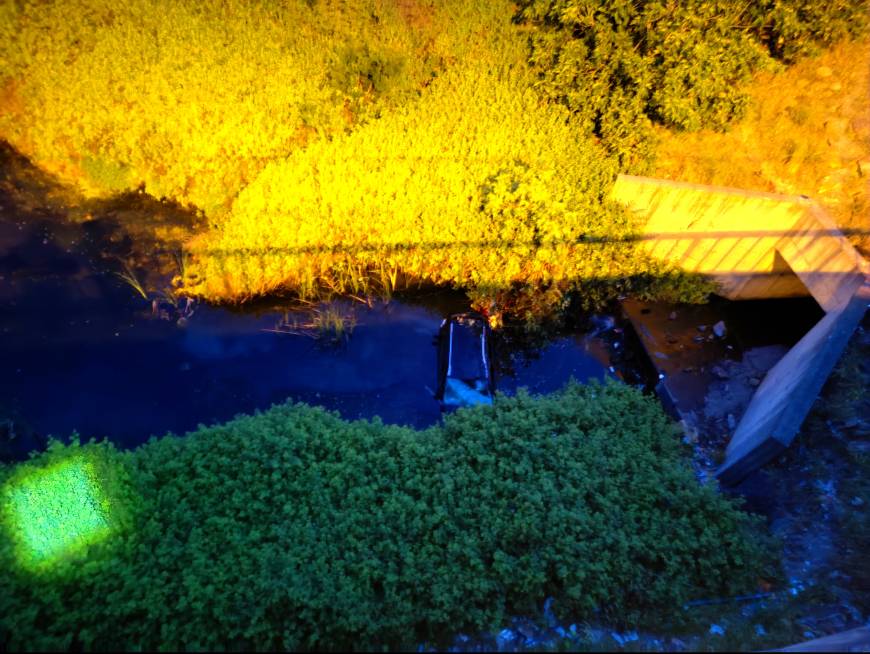 İstanbul - Maltepe’de otomobil gölete uçtu; sürücü kurtarılarak hastaneye kaldırıldı