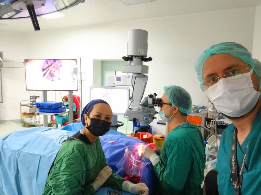 Samsun’da 83 yaşındaki hastaya kornea nakledildi