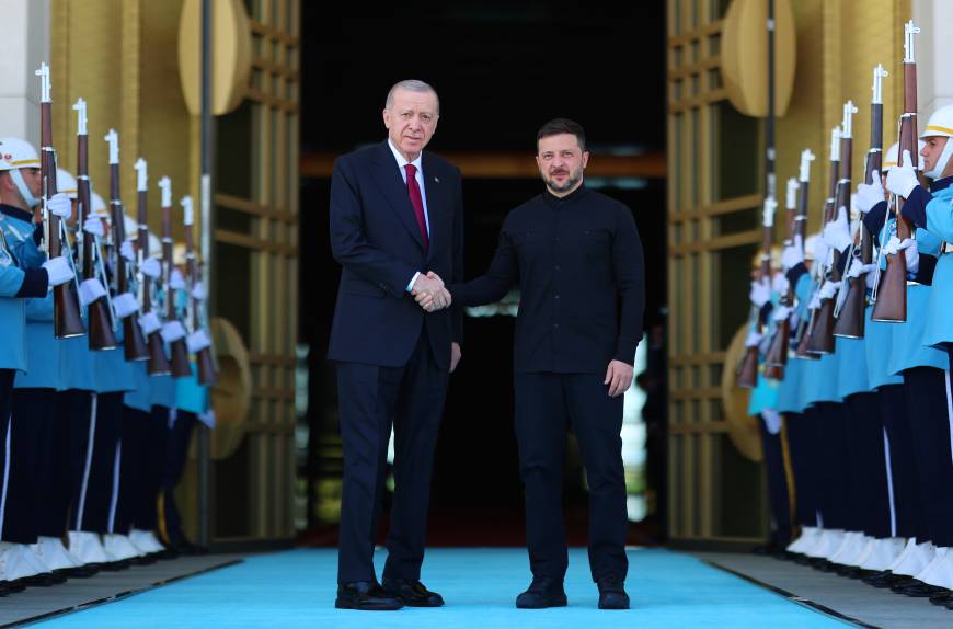 Ukrayna Devlet Başkanı Zelenskiy, Ankara'da (2)