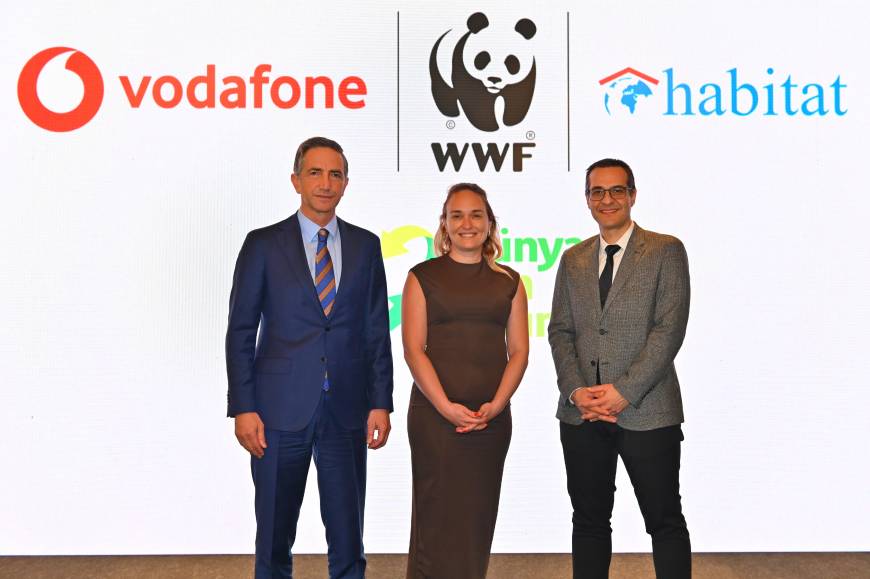 Vodafone, WWF-Türkiye ve Habitat Derneği'nden yeni sürdürülebilirlik projesi