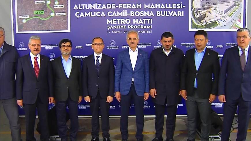 İstanbul- Bakan Uraloğlu: Bugün itibariyle ana hat tünel kazılarını yüzde 99 oranında tamamladık