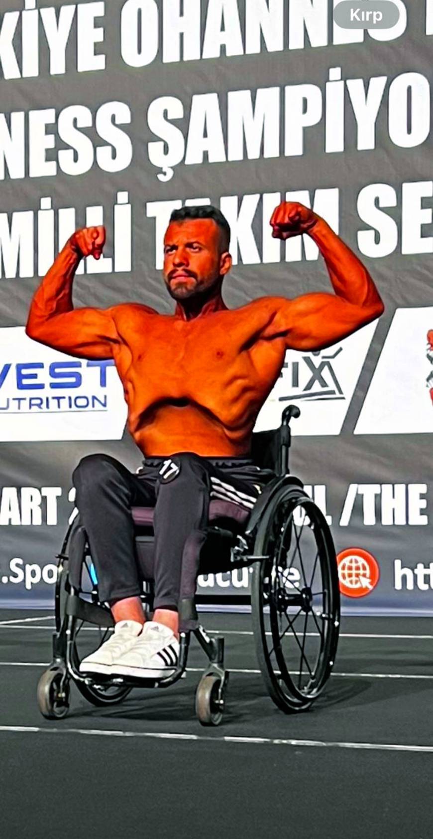 Bedensel engelli Enes'in hayatında spor, 'yürümek' demek