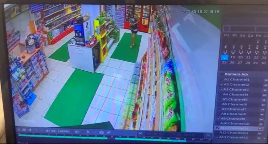 Fethiye’de akaryakıt istasyonunda bir kadına şiddet kamerada / Ek fotoğraflar