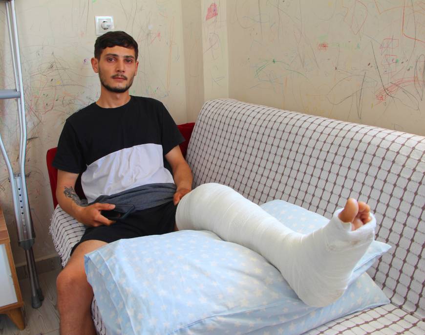 Otomobilin çarpmasıyla sakat kaldı; kaçan sürücü bulunamadı