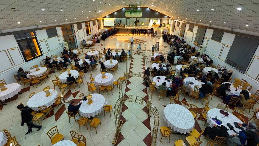 Düğün salonu kirasını, Aile Yılı kapsamında yüzde 50 indirdi