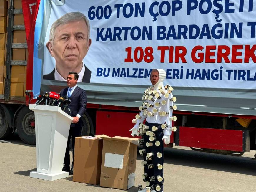 Osman Gökçek: Karton bardaklardan vurgun yapıyorsunuz
