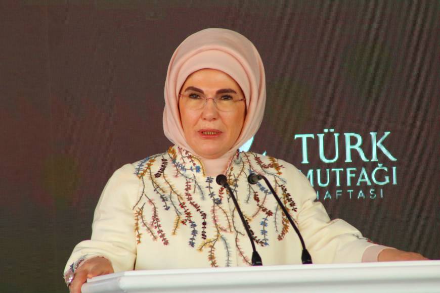 Emine Erdoğan: Türk mutfağı, dünya için halihazırda güçlü bir cazibe merkezidir